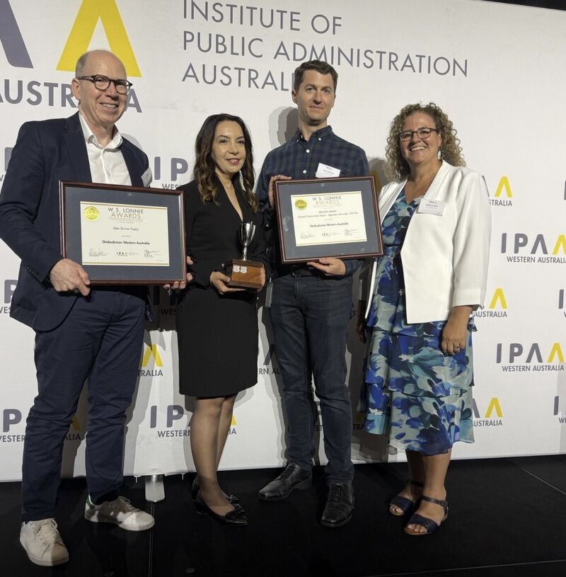 Ombudsman WA staff receive Lonnie Award