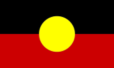 Aboriginal flag, designed by Harold Thomas